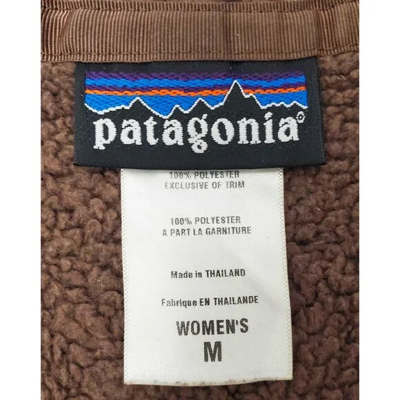 Patagonia Women's Better Sweater Jacket Fleece Sable Brown M - Picture 5 of 6